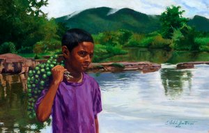 Caroni Chenette (olaj, fa)